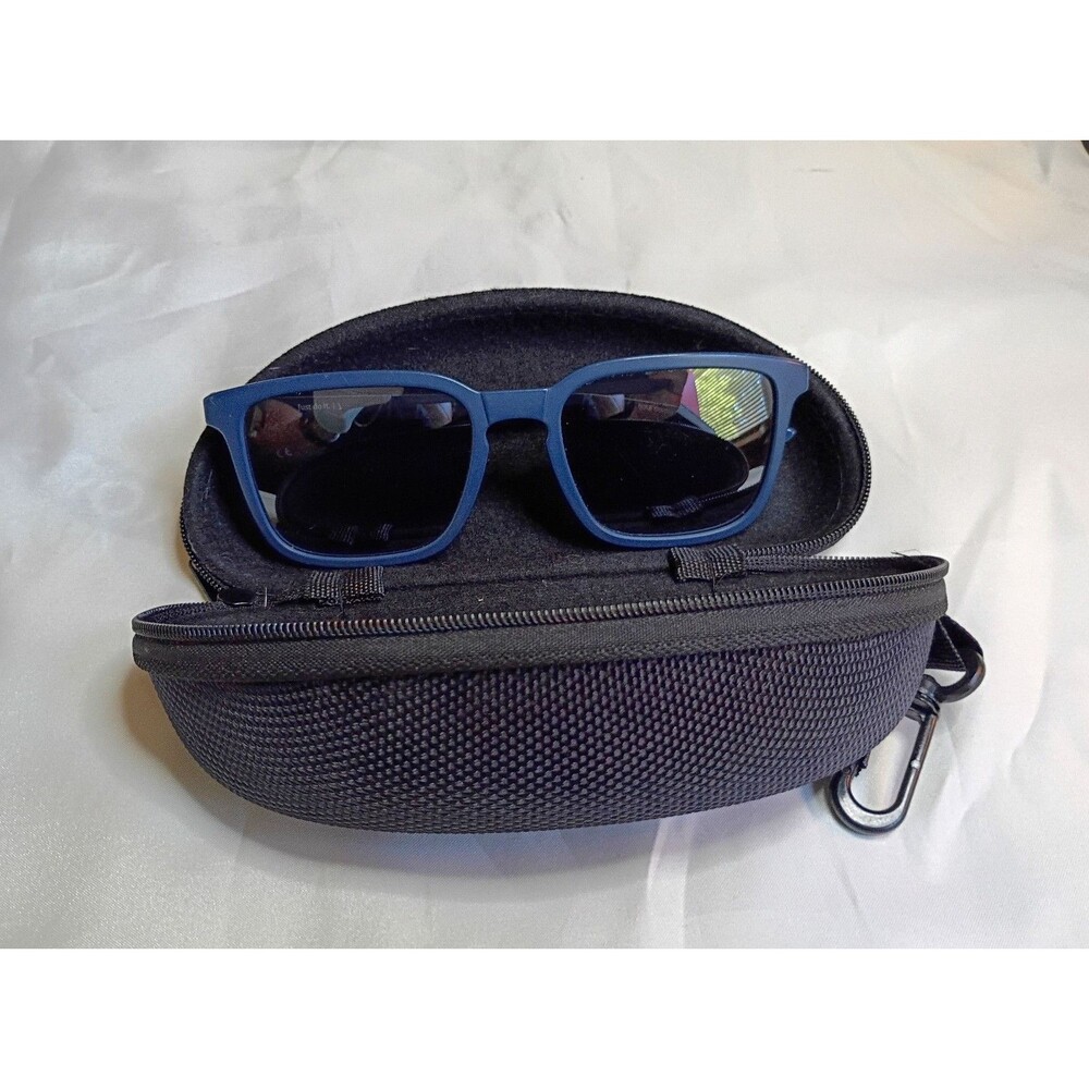 Nike Circuit EV1195 401 Matte Blue Sunglasses 55-20-145 + Case